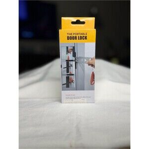 The Portable Door Lock - Yellow & White Packaging